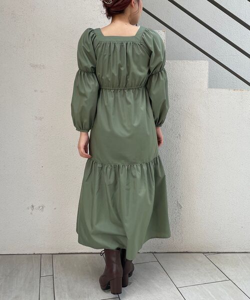 MAJESTIC LEGON(マジェスティックレゴン)の「レディコンシャスワンピース(ワンピース・レディース・カーキオリーブ/ブラック系その他/ブラウン系その他2・SMALL/MEDIUM)」の15枚目の写真