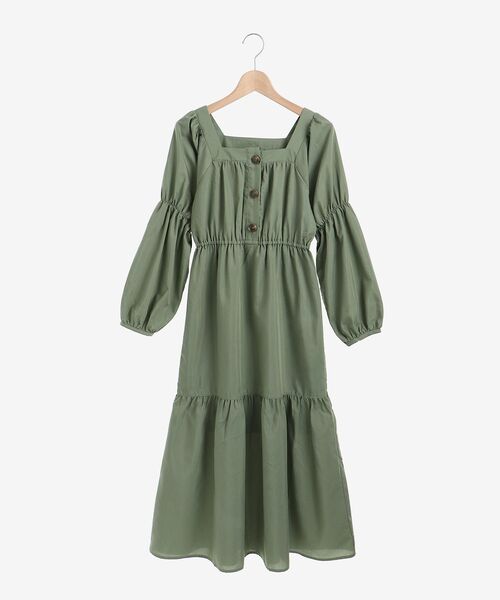 MAJESTIC LEGON(マジェスティックレゴン)の「レディコンシャスワンピース(ワンピース・レディース・カーキオリーブ/ブラック系その他/ブラウン系その他2・SMALL/MEDIUM)」の10枚目の写真