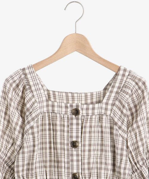 MAJESTIC LEGON(マジェスティックレゴン)の「レディコンシャスワンピース(ワンピース・レディース・カーキオリーブ/ブラック系その他/ブラウン系その他2・SMALL/MEDIUM)」の13枚目の写真