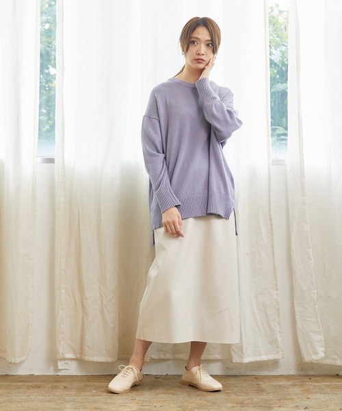 menue(メヌエ)の「スクエアトゥ オックスフォードシューズ 2wayバブーシュ(ドレスシューズ・レディース・アイボリー/ブラック・XS/S/M/L/LL/3L)」の12枚目の写真