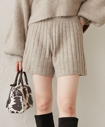 Chico | ワイドリブニットショートパンツ(その他パンツ)