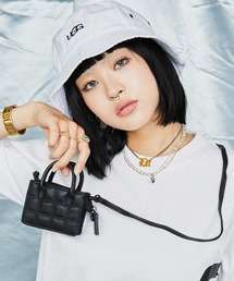 atmos pink | atmos pink キルティング風ミニバック(ハンドバッグ)