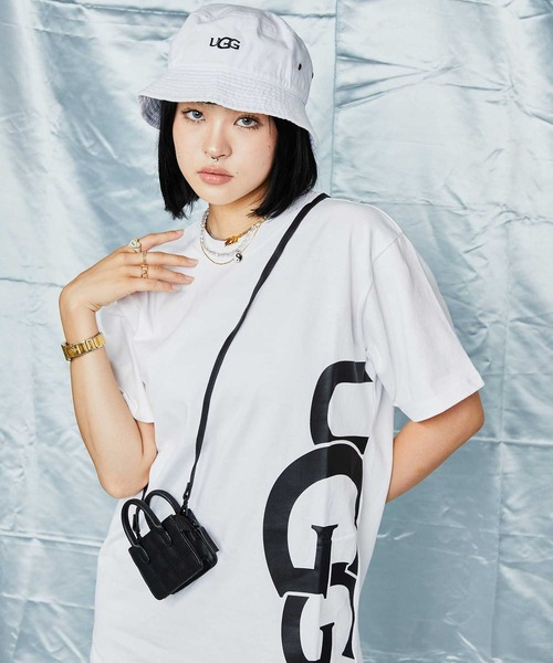 atmos pink（アトモスピンク）の「atmos pink キルティング風ミニバック（ハンドバッグ・レディース・ブラック・FREE）」の6枚目の写真