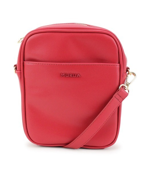 MURUA(ムルーア)の「MURUA (ムルーア) ミニスクエアバッグ シンプルシリーズ MR-B818(ショルダーバッグ・レディース・ブラック/ネイビー/レッド/ピンク/グリーン/アイボリー・FREE)」の18枚目の写真