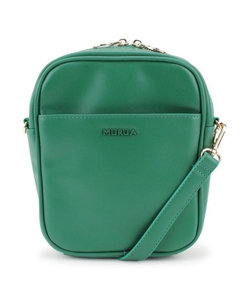 MURUA(ムルーア)の「MURUA (ムルーア) ミニスクエアバッグ シンプルシリーズ MR-B818(ショルダーバッグ・レディース・ブラック/ネイビー/レッド/ピンク/グリーン/アイボリー・FREE)」の17枚目の写真