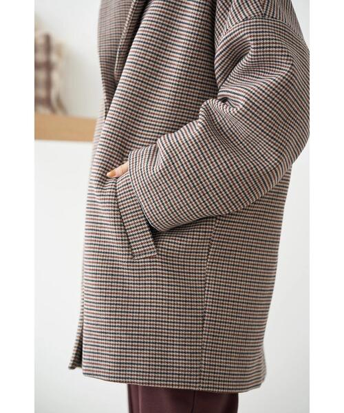 earth music&ecology（アースミュージックアンドエコロジー）の「チェックゆるジャケット（その他アウター・レディース・その他1/その他12・FREE）」の8枚目の写真