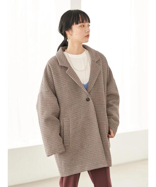 earth music&ecology（アースミュージックアンドエコロジー）の「チェックゆるジャケット（その他アウター・レディース・その他1/その他12・FREE）」の9枚目の写真