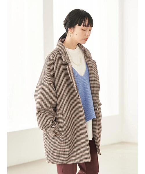 earth music&ecology（アースミュージックアンドエコロジー）の「チェックゆるジャケット（その他アウター・レディース・その他1/その他12・FREE）」の12枚目の写真