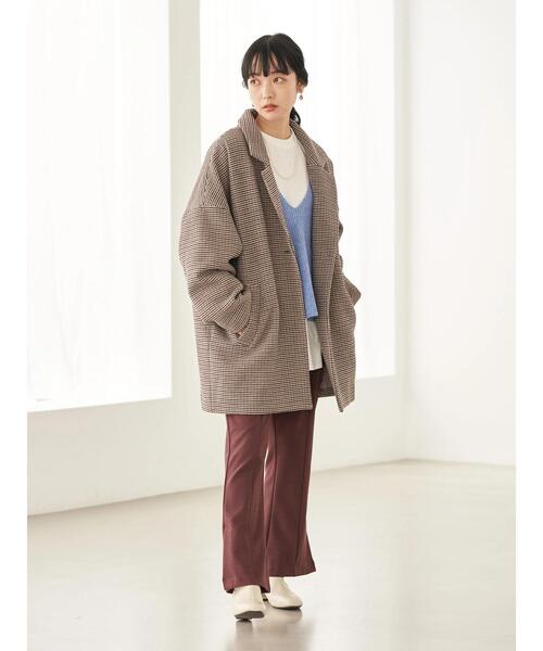 earth music&ecology（アースミュージックアンドエコロジー）の「チェックゆるジャケット（その他アウター・レディース・その他1/その他12・FREE）」の16枚目の写真