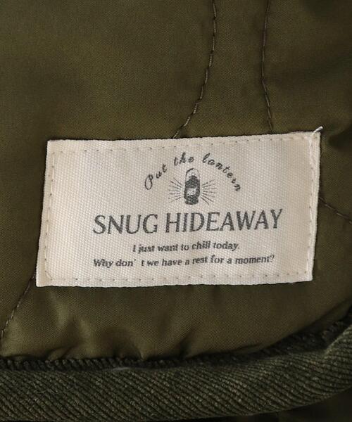 DRESKIP（ドレスキップ）の「◆ボアキルトポケットストール（ストール/ショール・レディース・ベージュ/キャメル/カーキ・00）」の12枚目の写真