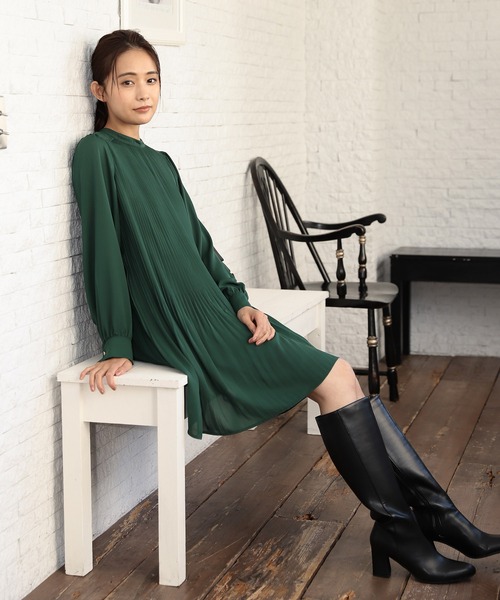 Andemiu(アンデミュウ)の「ロングブーツ256360(ブーツ・レディース・ブラック/ベージュ・SMALL/MEDIUM/LARGE)」の5枚目の写真