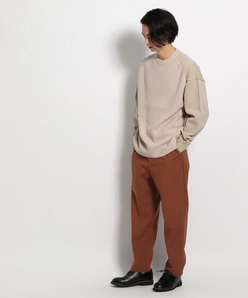 niko and...（ニコアンド）の「キープウォームバルーンパンツ（スラックス・メンズ・ネイビー/ブラウン/オレンジ/スモーク・MEDIUM/LARGE）」の15枚目の写真