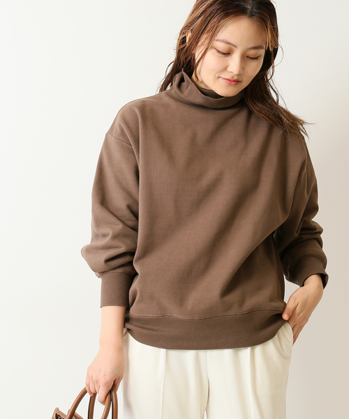 Simplicite（サンプリシテ）の「ビッグシルエット タートルネックプルオーバー◆（Tシャツ/カットソー・レディース・ブラック/オレンジ/グリーン/キャメル・FREE）」の4枚目の写真