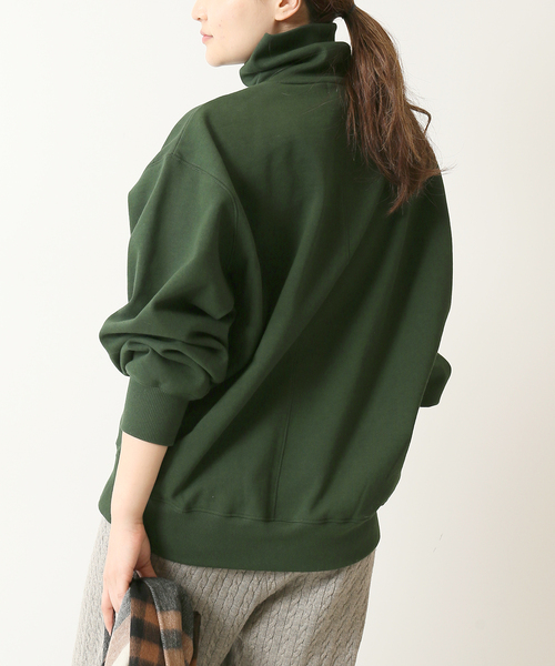 Simplicite（サンプリシテ）の「ビッグシルエット タートルネックプルオーバー◆（Tシャツ/カットソー・レディース・ブラック/オレンジ/グリーン/キャメル・FREE）」の3枚目の写真