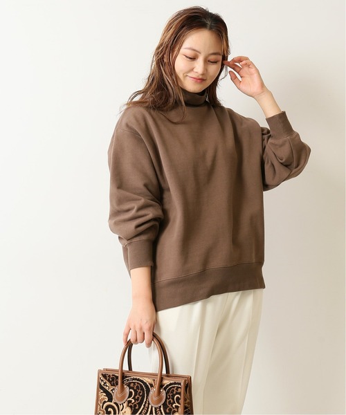 Simplicite（サンプリシテ）の「ビッグシルエット タートルネックプルオーバー◆（Tシャツ/カットソー・レディース・ブラック/オレンジ/グリーン/キャメル・FREE）」の10枚目の写真