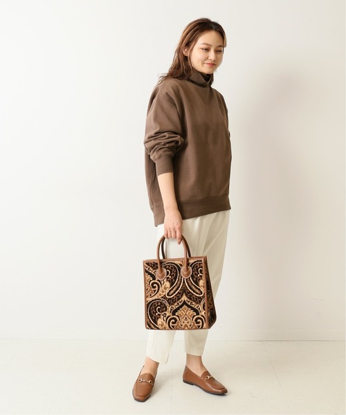 Simplicite（サンプリシテ）の「ビッグシルエット タートルネックプルオーバー◆（Tシャツ/カットソー・レディース・ブラック/オレンジ/グリーン/キャメル・FREE）」の12枚目の写真