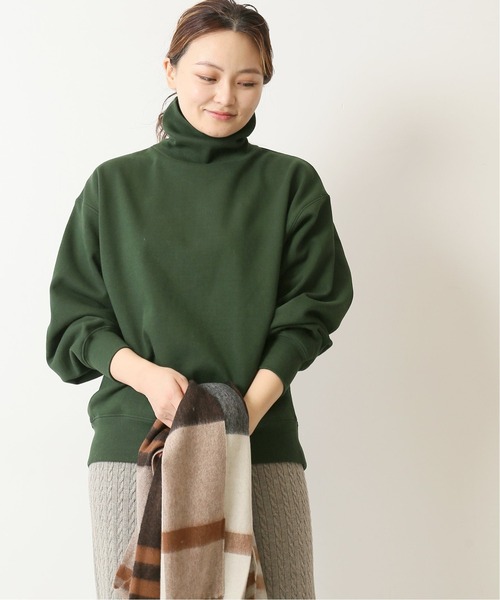 Simplicite（サンプリシテ）の「ビッグシルエット タートルネックプルオーバー◆（Tシャツ/カットソー・レディース・ブラック/オレンジ/グリーン/キャメル・FREE）」の15枚目の写真