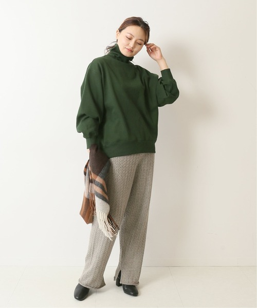 Simplicite（サンプリシテ）の「ビッグシルエット タートルネックプルオーバー◆（Tシャツ/カットソー・レディース・ブラック/オレンジ/グリーン/キャメル・FREE）」の16枚目の写真