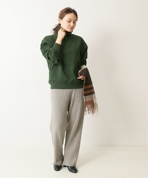 Simplicite（サンプリシテ）の「ビッグシルエット タートルネックプルオーバー◆（Tシャツ/カットソー・レディース・ブラック/オレンジ/グリーン/キャメル・FREE）」の17枚目の写真