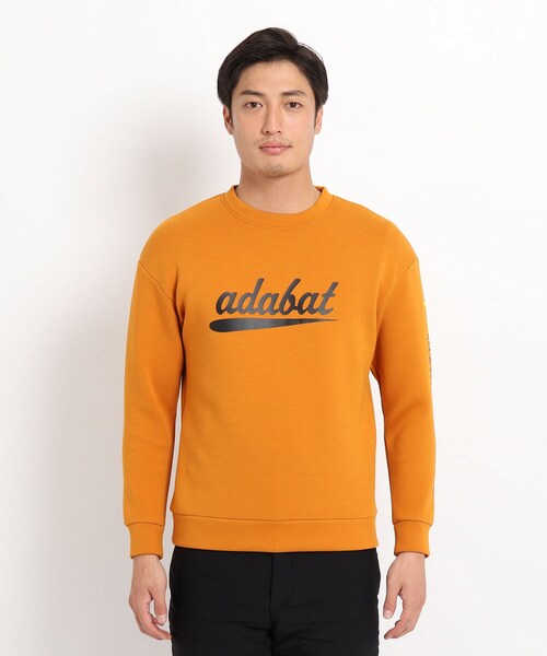 adabat(アダバット)の「◆【モチふわ 軽い着心地】ロゴトレーナー NEWスタンダードシリーズ(スウェット・メンズ・ブラック/グレー系4/こしょう色系・46/48/50)」の4枚目の写真