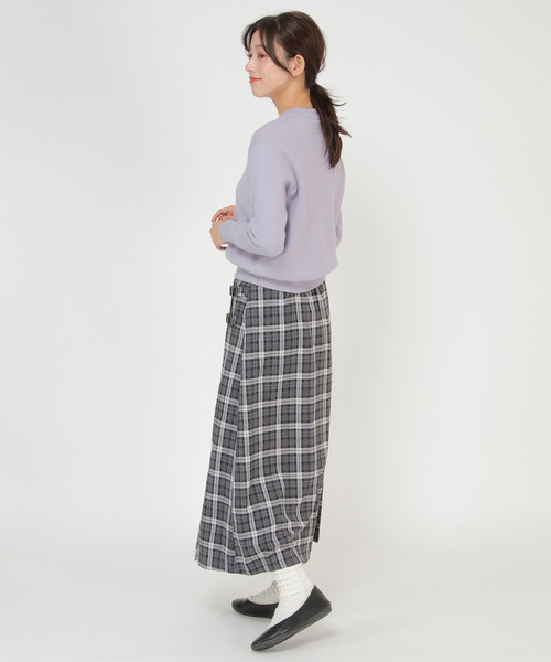 LBC（エルビーシー）の「【春カラーニット】ハニカムニットプルオーバー（ニット/セーター・レディース・オフホワイト/グリーン/ライトパープル/ピンクベージュ・M/L）」の5枚目の写真