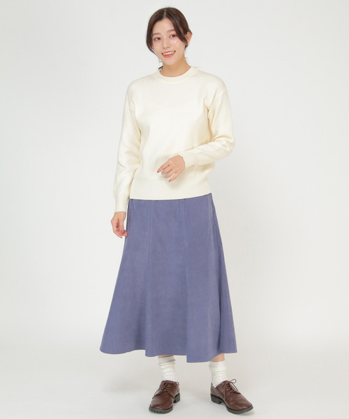 LBC（エルビーシー）の「【春カラーニット】ハニカムニットプルオーバー（ニット/セーター・レディース・オフホワイト/グリーン/ライトパープル/ピンクベージュ・M/L）」の10枚目の写真