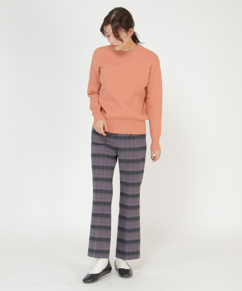 LBC（エルビーシー）の「【春カラーニット】ハニカムニットプルオーバー（ニット/セーター・レディース・オフホワイト/グリーン/ライトパープル/ピンクベージュ・M/L）」の11枚目の写真