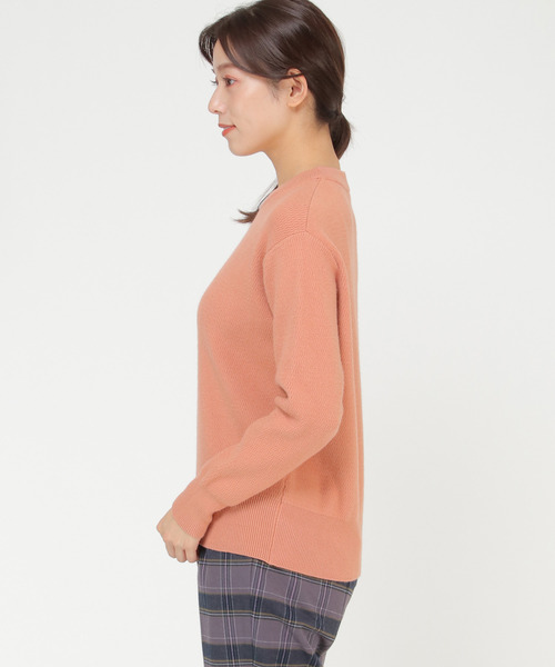 LBC（エルビーシー）の「【春カラーニット】ハニカムニットプルオーバー（ニット/セーター・レディース・オフホワイト/グリーン/ライトパープル/ピンクベージュ・M/L）」の12枚目の写真