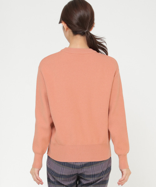 LBC（エルビーシー）の「【春カラーニット】ハニカムニットプルオーバー（ニット/セーター・レディース・オフホワイト/グリーン/ライトパープル/ピンクベージュ・M/L）」の13枚目の写真