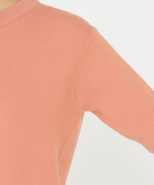 LBC（エルビーシー）の「【春カラーニット】ハニカムニットプルオーバー（ニット/セーター・レディース・オフホワイト/グリーン/ライトパープル/ピンクベージュ・M/L）」の15枚目の写真