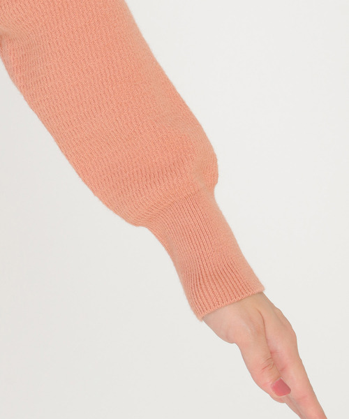 LBC（エルビーシー）の「【春カラーニット】ハニカムニットプルオーバー（ニット/セーター・レディース・オフホワイト/グリーン/ライトパープル/ピンクベージュ・M/L）」の16枚目の写真