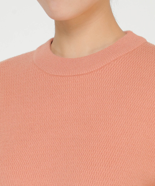 LBC（エルビーシー）の「【春カラーニット】ハニカムニットプルオーバー（ニット/セーター・レディース・オフホワイト/グリーン/ライトパープル/ピンクベージュ・M/L）」の18枚目の写真