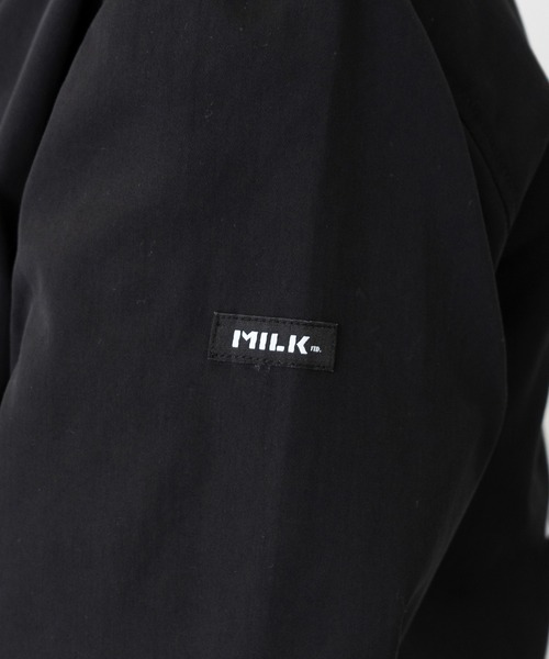 MILKFED.(ミルクフェド)の「COACH JACKET(ブルゾン・レディース・ブラック/ライトピンク/オフホワイト/ライトグリーン・S/M)」の15枚目の写真