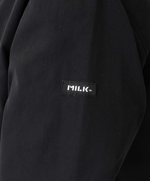 MILKFED.(ミルクフェド)の「COACH JACKET(ブルゾン・レディース・ブラック/ライトピンク/オフホワイト/ライトグリーン・S/M)」の18枚目の写真