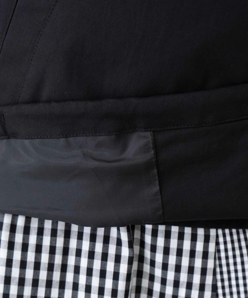 MILKFED.(ミルクフェド)の「COACH JACKET(ブルゾン・レディース・ブラック/ライトピンク/オフホワイト/ライトグリーン・S/M)」の9枚目の写真