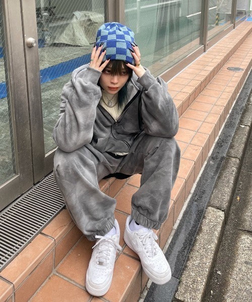 XU（エックスユー）の「【XU/エックスユー】block check beanie