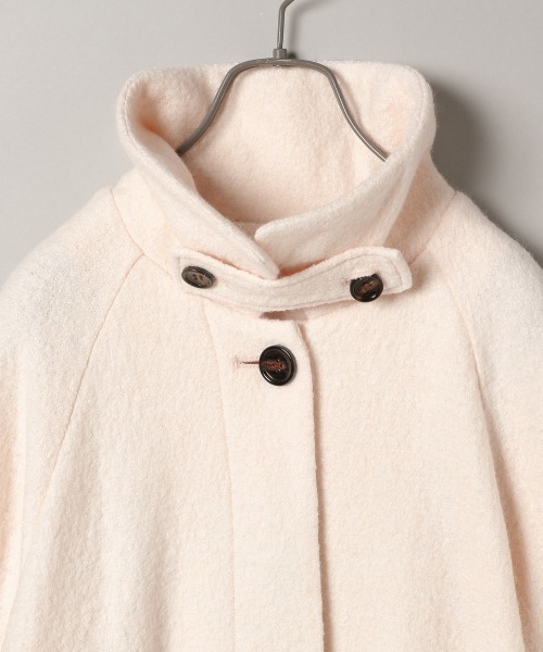 JEANASIS(ジーナシス)の「ブークレスタンドネックロングコート/258929(その他アウター・レディース・ブラック/パープル/アイボリー・FREE)」の12枚目の写真