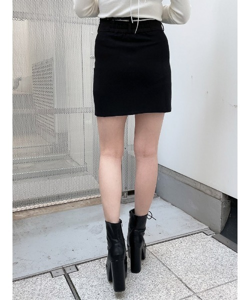 ENVYM(アンビー)の「ダブルベルトスカート(スカート・レディース・ブラック・FREE)」の3枚目の写真