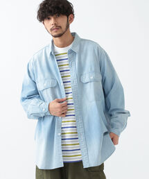 BEAMS | BEAMS / フェード ワーク イージーシャツ(シャツ/ブラウス)