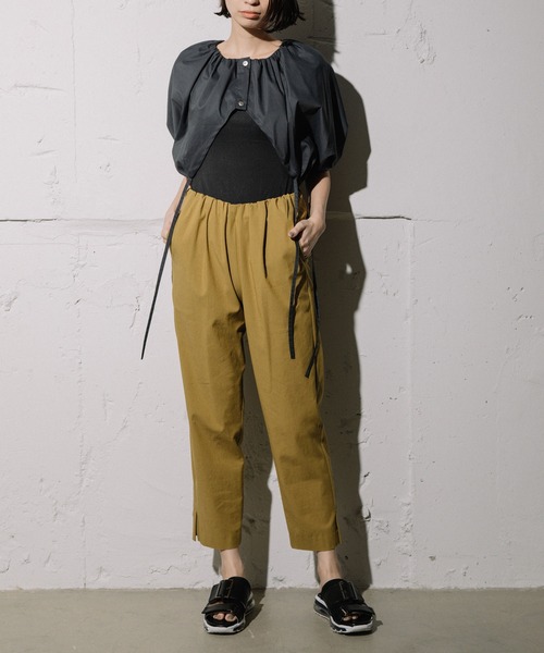 MARECHAL TERRE（マルシャルテル）の「ウエストギャザーパンツ（その他パンツ・レディース・ブラック/ベージュ/アイボリー/グリーン系その他・SMALL/MEDIUM/LARGE/X-SMALL）」の14枚目の写真