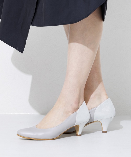 HIMIKO(ヒミコ)の「【Made in Japan】切替パンプス【撥水】/621124(パンプス・レディース・ブラック/ベージュ/グレー・22.5cm/23.5cm/24.5cm/23.0cm/24.0cm/22.0cm/25.5cm/25.0cm)」の19枚目の写真