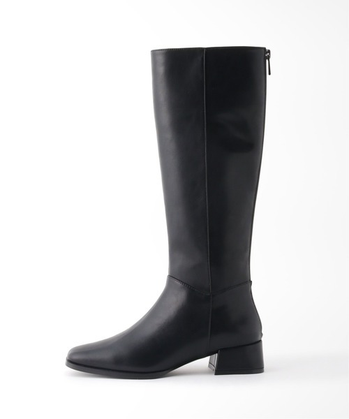 LE TALON（ルタロン）の「GRISE 3.5cmスクエアロングブーツ（ブーツ・レディース・ブラック系その他/ベージュ・SMALL/MEDIUM/LARGE/X-LARGE）」の3枚目の写真