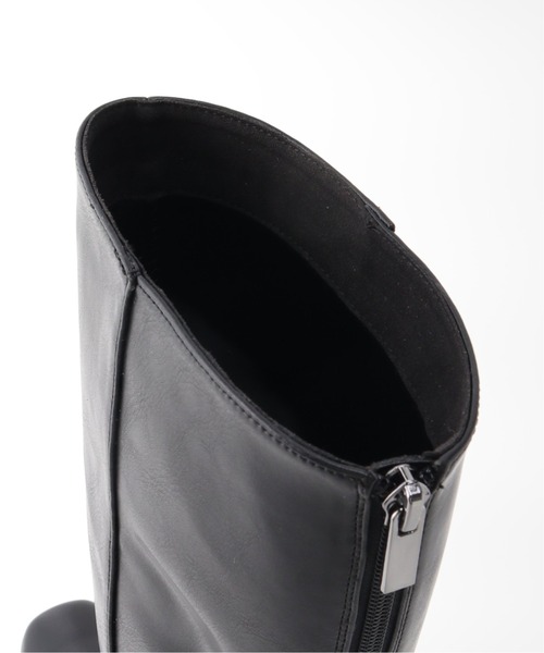 LE TALON（ルタロン）の「GRISE 3.5cmスクエアロングブーツ（ブーツ・レディース・ブラック系その他/ベージュ・SMALL/MEDIUM/LARGE/X-LARGE）」の7枚目の写真