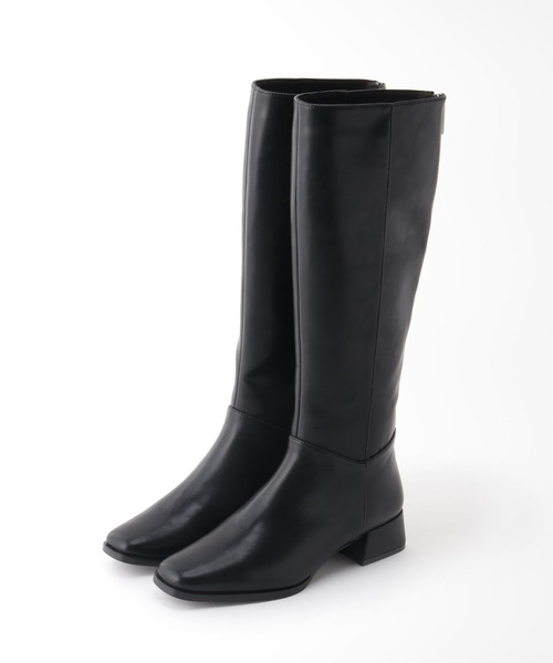 LE TALON（ルタロン）の「GRISE 3.5cmスクエアロングブーツ（ブーツ・レディース・ブラック系その他/ベージュ・SMALL/MEDIUM/LARGE/X-LARGE）」の13枚目の写真