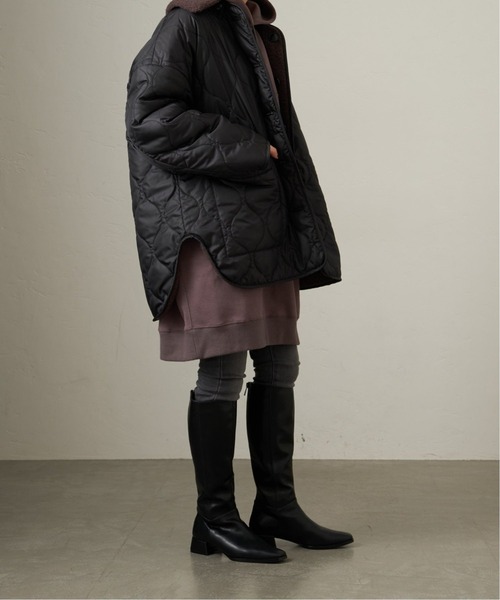 LE TALON（ルタロン）の「GRISE 3.5cmスクエアロングブーツ（ブーツ・レディース・ブラック系その他/ベージュ・SMALL/MEDIUM/LARGE/X-LARGE）」の18枚目の写真