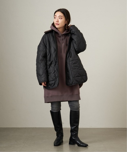 LE TALON（ルタロン）の「GRISE 3.5cmスクエアロングブーツ（ブーツ・レディース・ブラック系その他/ベージュ・SMALL/MEDIUM/LARGE/X-LARGE）」の19枚目の写真