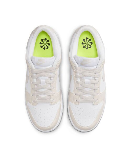 NIKE（ナイキ）の「ナイキ ダンク LOW ネクスト ネイチャー ウィメンズシューズ / Nike Dunk Low Next Nature Women's Shoes＜22-29cm 展開＞（スニーカー・レディース・ホワイト/ホワイト系その他2/ホワイト系その他3/クリーム/ホワイト系その他4/イエロー系その他・23/24/25/26/27/28/22/29/28.5/25.5/26.5/27.5/22.5/24.5/23.5）」の16枚目の写真