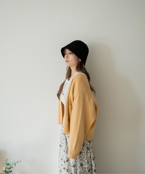 FREE'S MART（フリーズマート）の「◆コットンサーモハット（ハット・レディース・ブラック/ホワイト・ﾌﾘ-）」の17枚目の写真