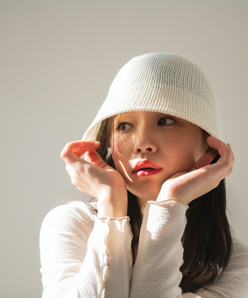 FREE'S MART（フリーズマート）の「◆コットンサーモハット（ハット・レディース・ブラック/ホワイト・ﾌﾘ-）」の16枚目の写真