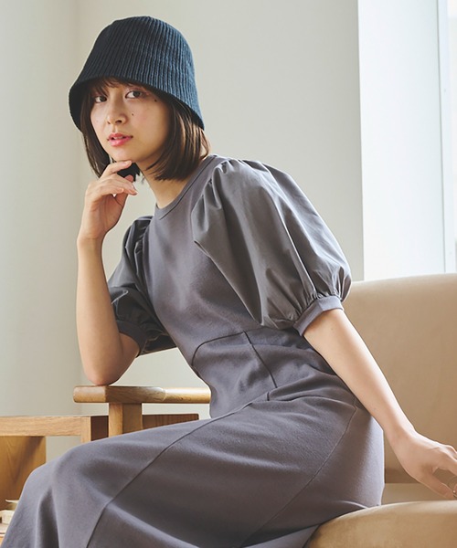 FREE'S MART（フリーズマート）の「◆コットンサーモハット（ハット・レディース・ブラック/ホワイト・ﾌﾘ-）」の10枚目の写真